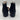 Mix No. 6  Girl Tina Pump Black Satin Rhinestone Size 5 M Mix No. 6