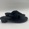 Women's Anne Klein Tania Block Heel Sandal Black Size 6.5M Anne Klein