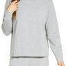 Women's Rachel Parcell Fleece woman Pullover, Size Small - Grey Rachel Parcell