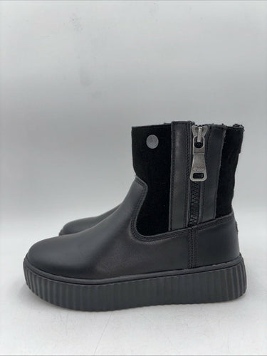 Pajar Canada Caline Waterproof Black Winter Snow Platform Boots Womens Sz 6-6.5