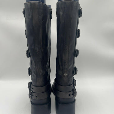 Women’s Vintage Foundry Co. Motorcycle Boots Chocolate Size 7.5