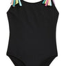 Beach Lingo Womens Tied Up Braid Fringe One-Piece (Big Kids) Black 14 Beach Lingo