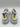 Women’s Alexander McQueen Oversized Sneakers in white iridescent heel Size 37 Alexander McQueen