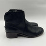 Women’s Lucky Brand Pedera Side Zip Ankle Bootie Black Leather Size 8.5M Lucky Brand