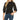 CeCe Ruffle-Sleeve Mixed Media Top Size L Cece