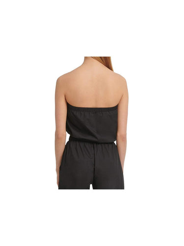 DKNY Strapless Jumpsuit Black LG DKNY