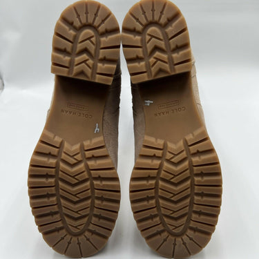 Women’s Cole Haan Camea Combat Boot in sesame suede Size 11B Cole Haan