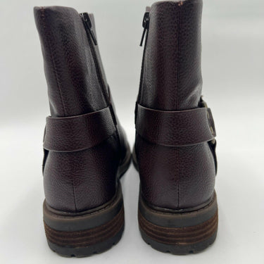 Women’s B.o.c Cole Dark Brown Leather Ankle Boots Size 8M B.o.c