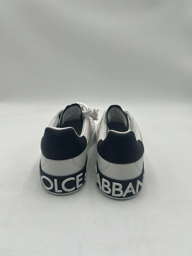 Dolce & Gabbana Portofino Sneakers Men White Navy Size 8 US 41 EU Dolce&Gabbana