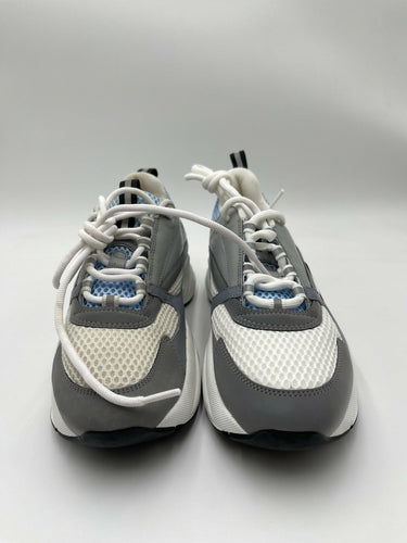 Men’s Christian Dior B22 Sneakers Lace Up Shoes Color White /Blue/Gray Size 41 Dior