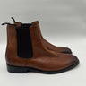 Saks Fifth Avenue Adriano Leather Chelsea Boots in brown Leather Size 9M Saks Fifth Avenue