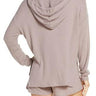 Women's Project Social T Waffle Knit Hooded Pullover, Mauve Size S Project Social T