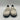 Women’s Saint Laurent white leather penny tonal strap Monogram loafers Size 41 Saint Laurent