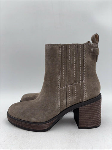 Crown Vintage Capari Bootie Brown Suede Women's Size 6.5