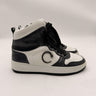 Women’s Roberto Cavalli Class high-top sneakers white black snakeskin Size 36 Roberto Cavalli