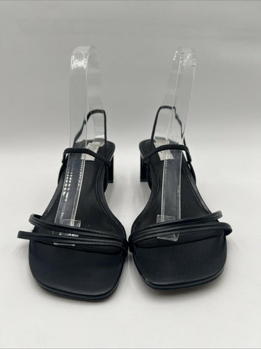 Women’s Steven By Steve Madden Owen Black Block Heel Sandals Size 8.5M Steven