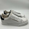 Dolce & Gabbana Portofino Light Laceless Sneaker White Black Mens SIZE 8 EU 41 Dolce&Gabbana