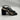 FARYL Black Strappy Lace Up Block Heel Knotted Square Toe Sandals Womens 8 Faryl