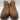 Women's Lucky Brand Barlina Side Zip Bootie Brown Leather Size 9.5W Lucky Brand