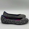 Women’s Rothy's The Flat in Grey Stone Snake Print Slip On Shows Size 8 Rothy’s