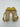 Gianvito Rossi yellow suede platform espadrille sandals Size 35 GIANVITO ROSSI