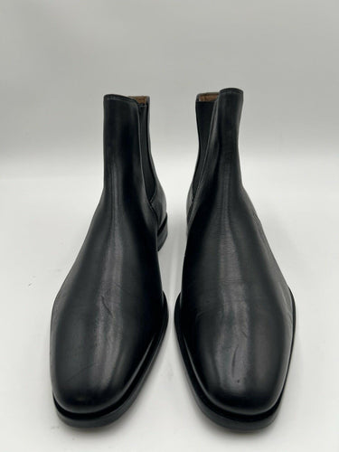 Men’s BOSS Lisbon black leather Chelsea boots Size 7.5