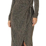 NWT Show Me Your Mumu Women's Kimora Wrap Dress Squiggle Sparkle Knit, Size S Show Me Your MuMu