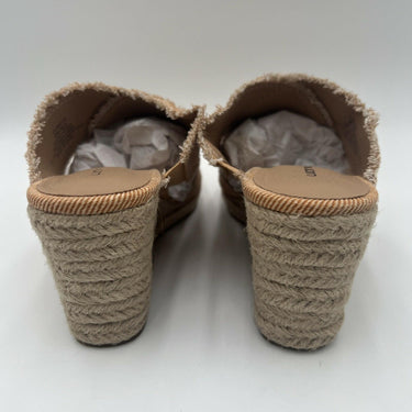 Women's Lucky Brand Madgie Slip On Sandals Shoes Peachy Textile Size 6 M Lucky Brand
