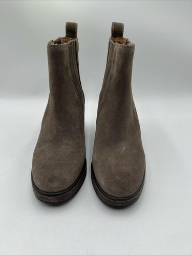 Crown Vintage Women’s Shoes Gray Suede Capari Booties Size 7 M