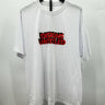 Designs Untitled White Men t-shirt red graphic logo Size XL White