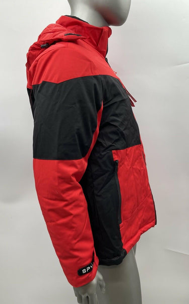 NWT Spyder 3 In 1 men's insulated ski jacket in red and black Size M