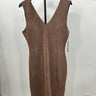 Tart Collections Womans dress rose gold/bronze metallic Size L Tart Collections