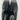 Prada Nuanced Brushed Leather Lace-Up Shoes in black and silver Size 8UK PRADA