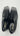 Prada Nuanced Brushed Leather Lace-Up Shoes in black and silver Size 8UK PRADA