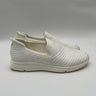Kelly & Katie NEVAD White Crisscross Textile Slip-On Sneakers, Size 9.5M Kelly & Katie