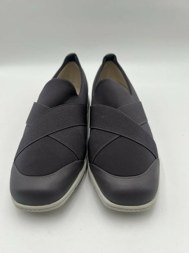 Trotters Cross Band Slip On Sneakers Gray Size 12W