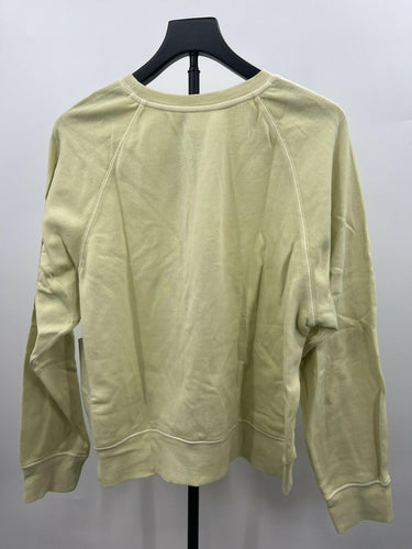 Abound Sweatshirt Crewneck Raglan Pale Yellow Acid Wash Oversized NWT - M ABOUND
