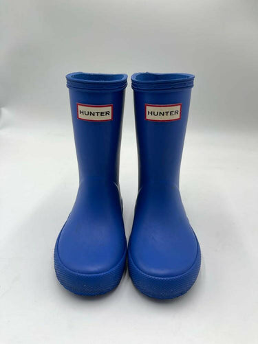 Hunter Kids Original First Classic Boot Cruise Blue Size 8 Hunter