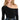 Free People Women's Thats Hot Thong Bodysuit, Black, M Free People