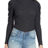 Women's Bp. Cozy Puff Sleeve Top, Size X-Large - Grey BP.