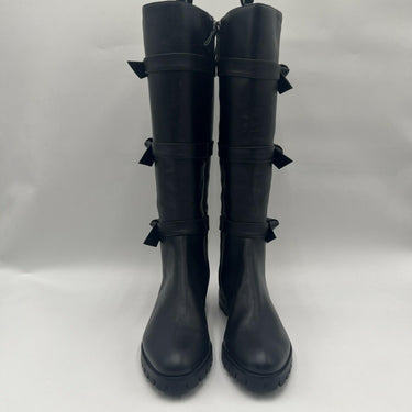 Alexandre Birman Lolita waterproof black leather knee-high boot Size 37 Alexandre Birman