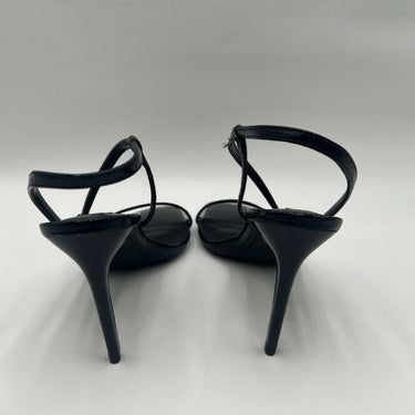 DKNY Danielle Womens Patent Dressy Slingback Sandals Black Size 9.5M/40.5