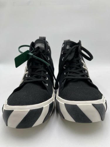 Men’s Off-White Vulc Mid Canvas sneaker in black and white Canvas Size 47