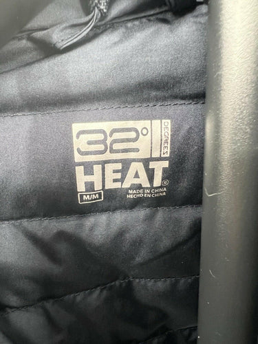 32 Degrees Heat Jacket Mens Navy Puffer Packable Lightweight Warm Quilted Coat M 32 Degrees