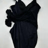 MagicSuit Woman’s sleek black wrap-front one-piece swimsuit tie knot Size 12 Magicsuit