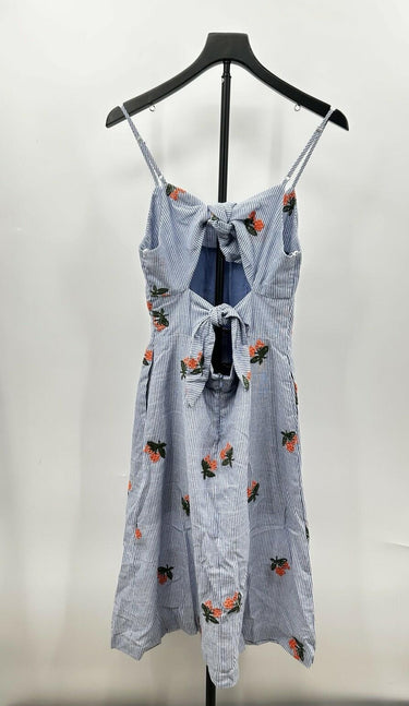 J.O.A. striped dress orange floral Size M J.O.A.