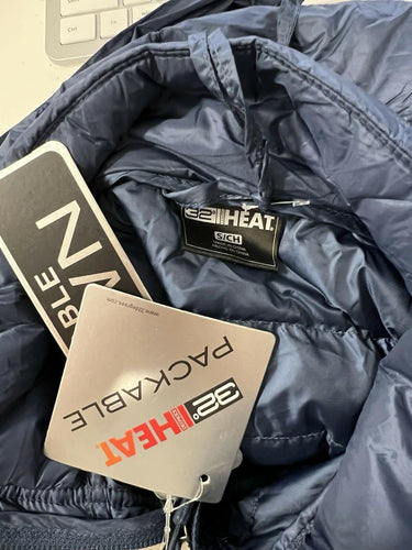 32 Degrees Heat Blue Packable Puffer Jacket Size S