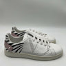 Valentino Garavani Backnet zebra-print sneakers featuring a pink heel Size 38.5 Valentino