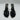 Women’s VALENTINO GARAVANI Hyper One Stud Leather Slide Sandals Black Size 38 Valentino