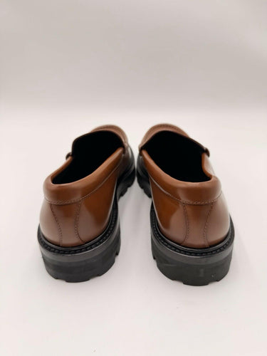 Celine Margaret Triomphe Chunky Loafers in polished bull leather Size 41
